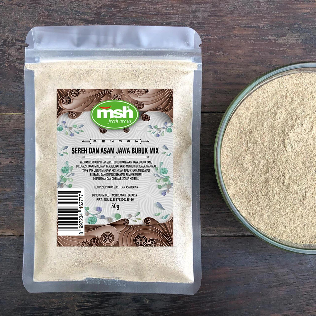 Lemongrass & Tamarind Powder Mix Natural Organic Herb Spices Fresh Pure Hygienic