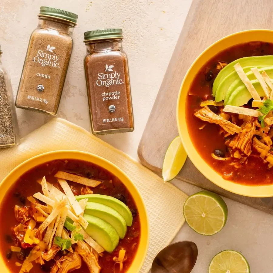 Simply Organic Spice Set 4 Pack Taco Seasoning Kit Cumin Chipotle Ancho Cayenne