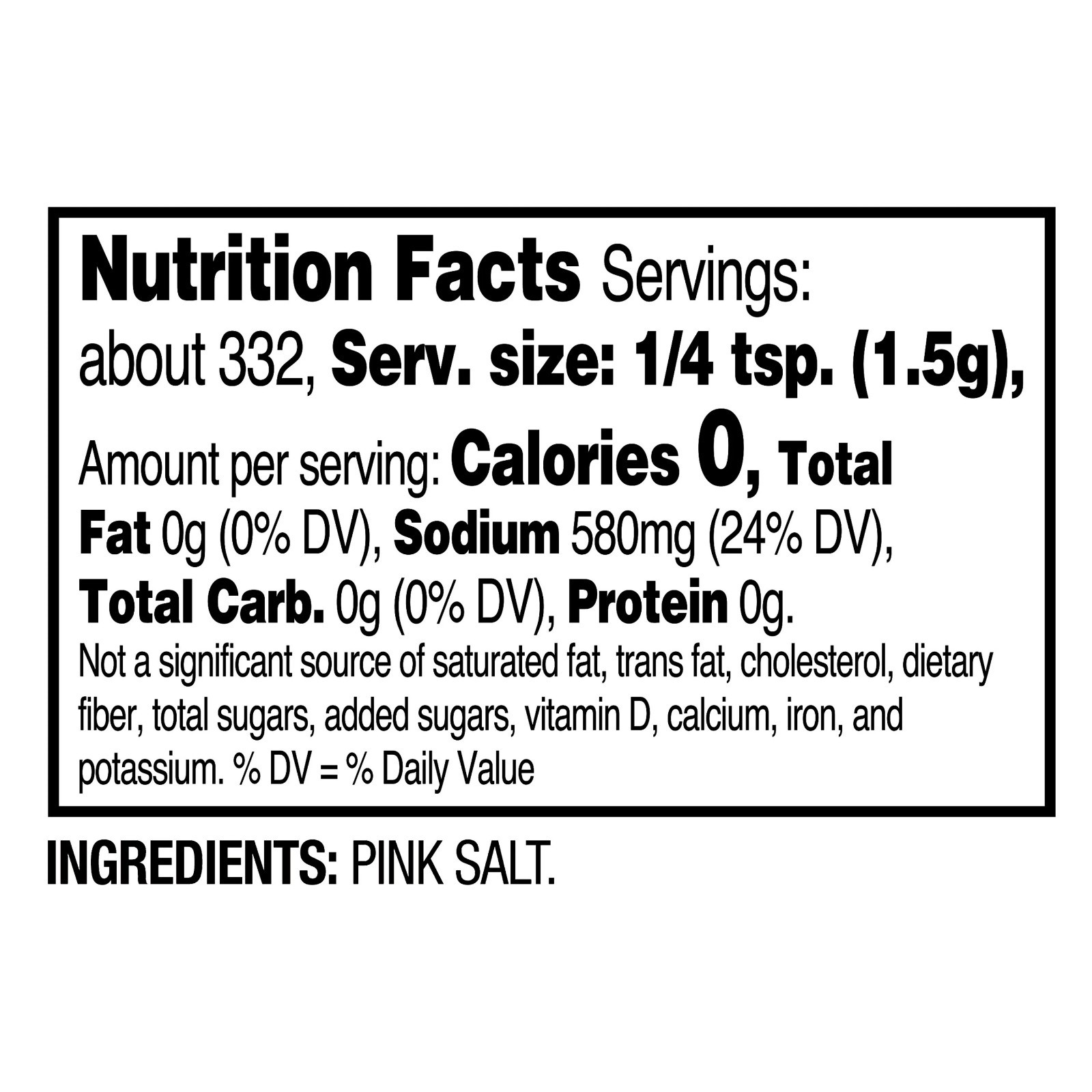 Great Value Fine Himalayan Pink Salt , 17.6 Oz…