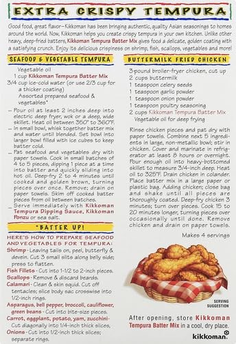 (Pack of 12) Kikkoman Mix Tempura Batter Seasoning Blend 10 Oz