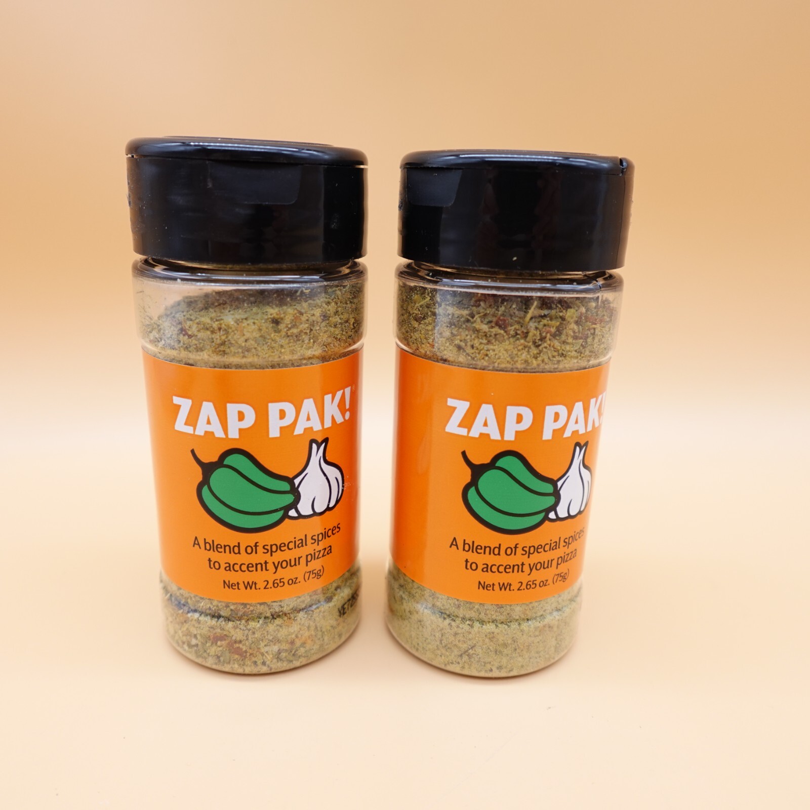 Little Caesars ZAP PAK! Special Pizza Seasoning Blend Spice Mix Pack Bottles x2