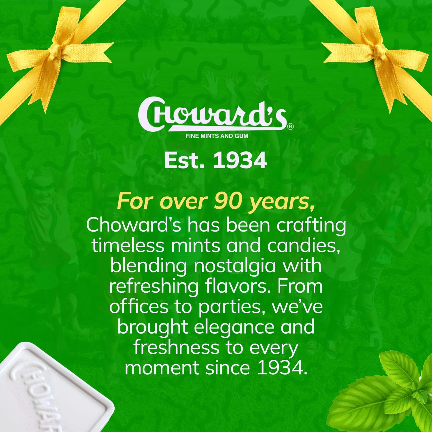 Choward’s Spearmint Unique Aromatic Flavors for 15 Count (Pack of 24)
