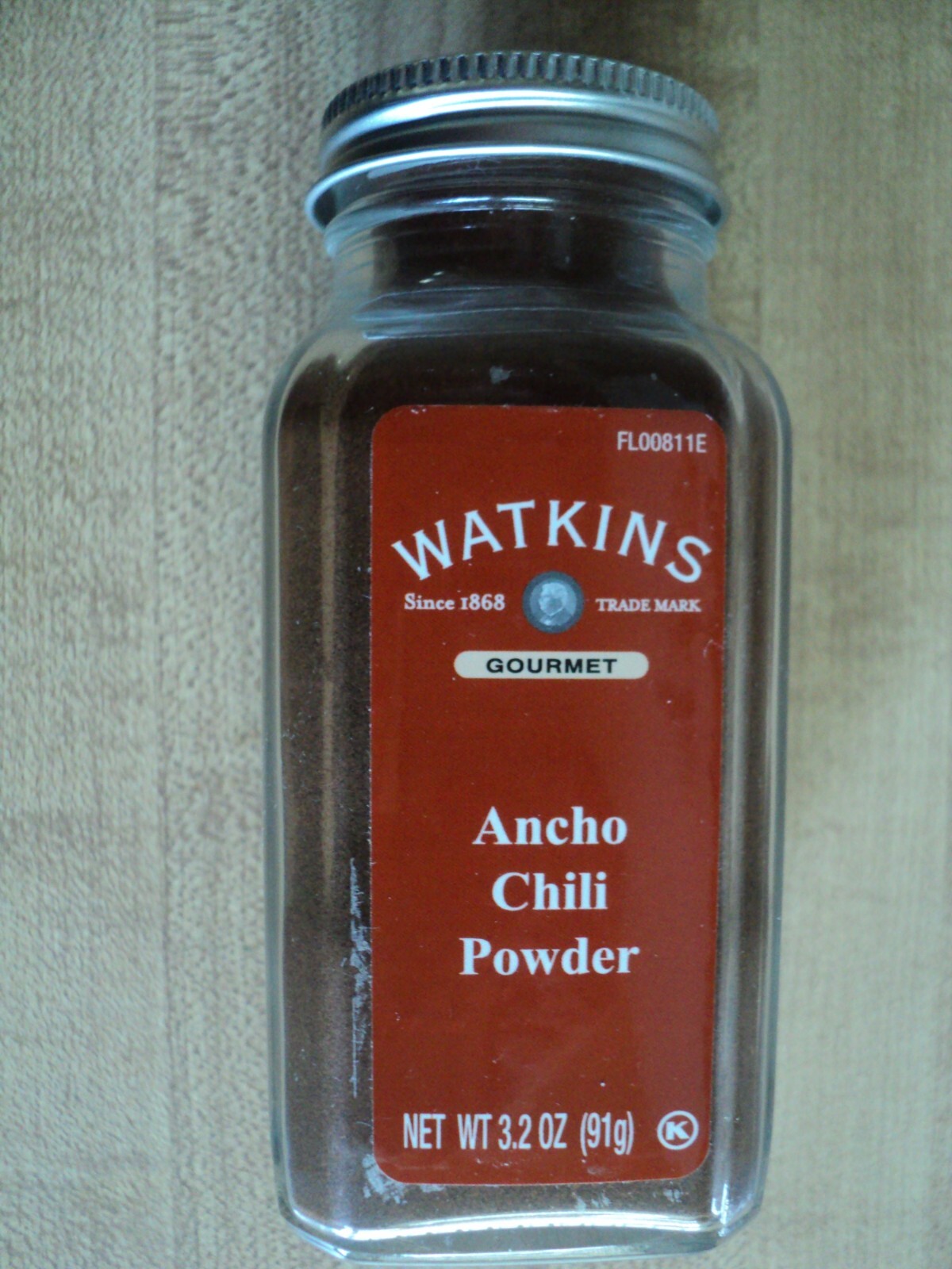 WATKINS Gourmet ANCHO CHILI POWDER 3.2 Ounce New Sealed