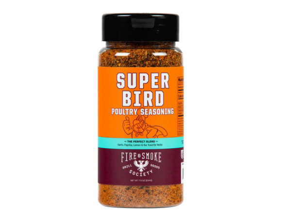 Super Bird Seasoning Fire & Smoke Poultry Seasoning Spice