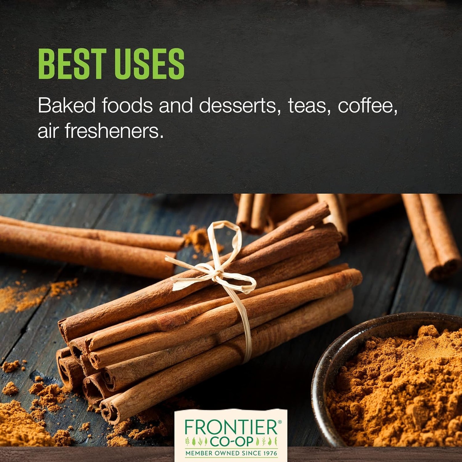 Organic Ground Vietnamese Cinnamon 5.11oz Spice Natural Ground Ceylon Cinnamon