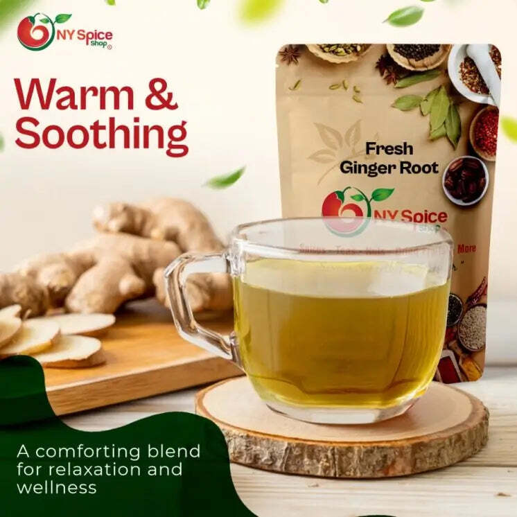 Fresh Wild None GMO – Ginger Root – Item Weight 8oz-5lb