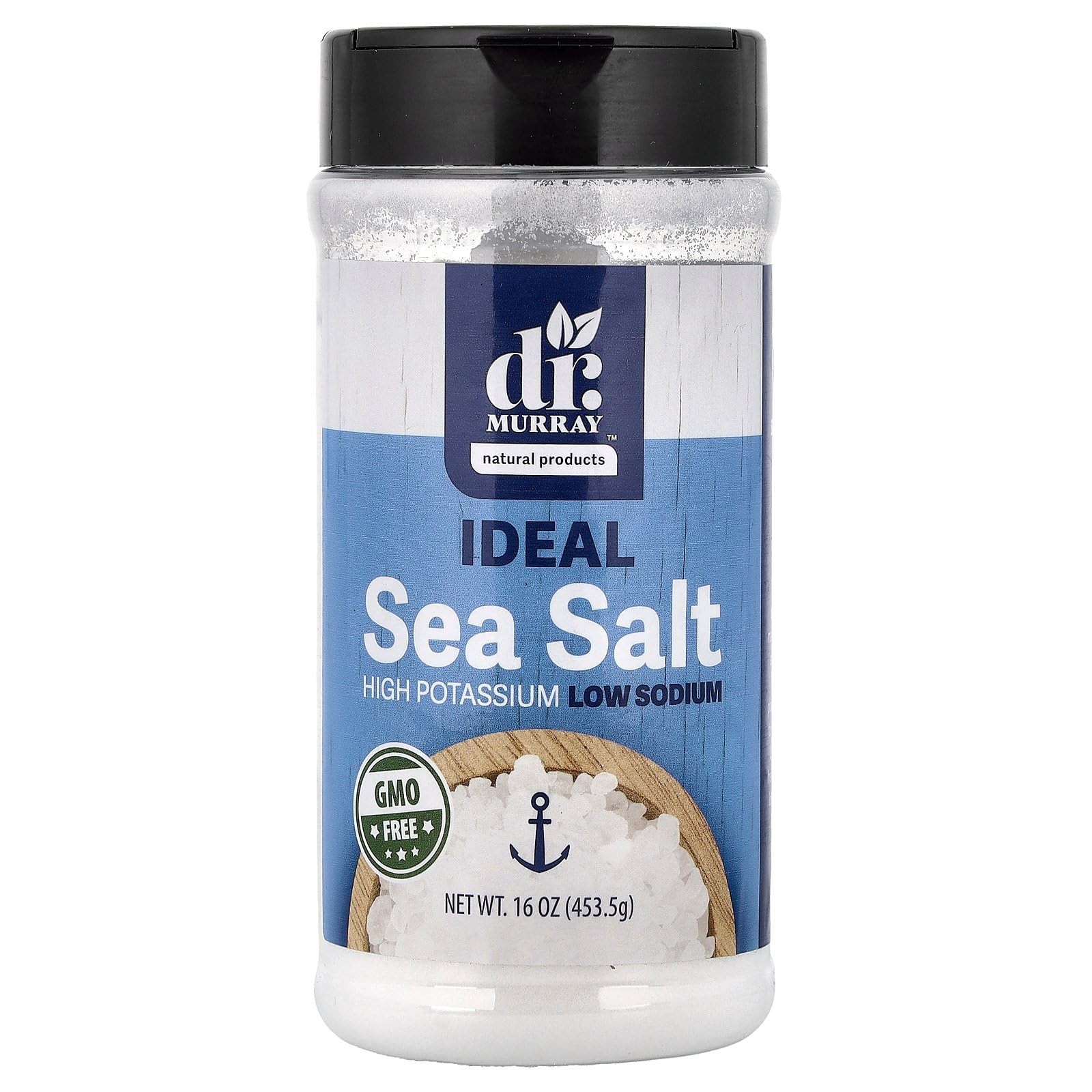 Doctor Murray’s Ideal Sea Salt High Potassium Low Sodium Salt Alternative 2:1…
