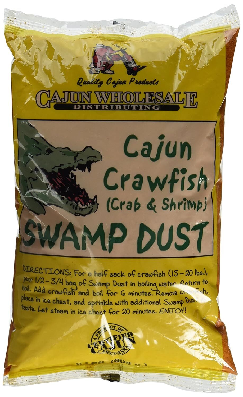 Cajun Crawfish (Crab & Shrimp) Swamp Dust 2Lb