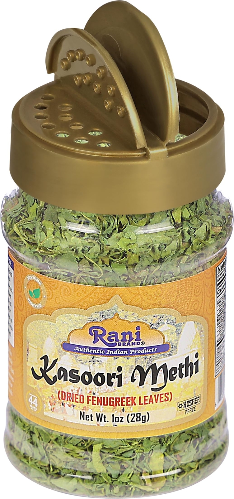 Rani Fenugreek Leaves Dried (Kasoori Methi) 1oz (28g) PET Jar