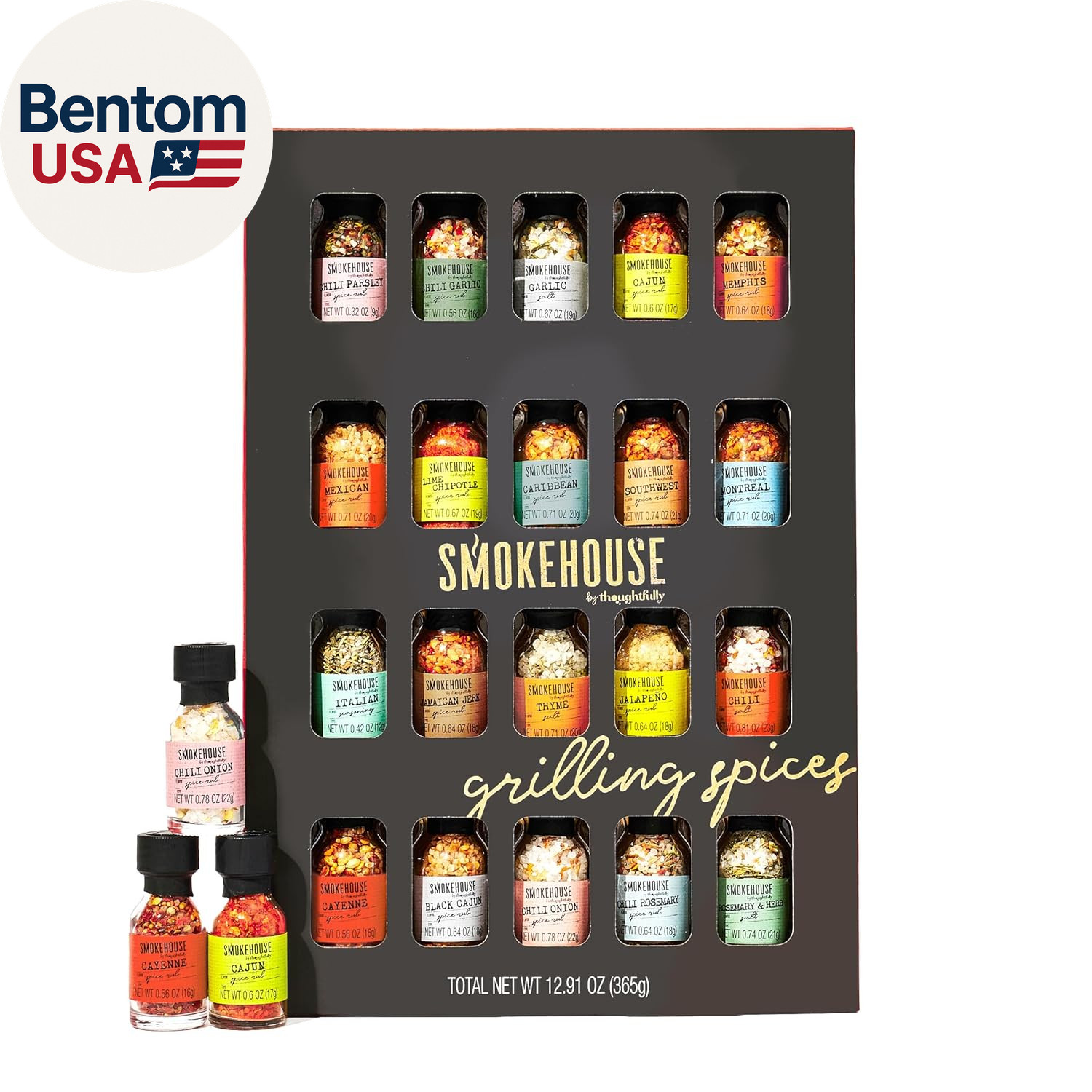 Smokehouse by Ultimate Grilling Spice Set, Grill Seasoning Gift Set Flavors Inc