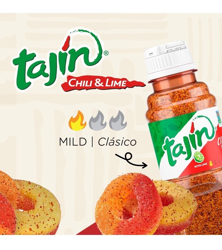 2 Pack- Snak Club Tajin 🌶️Chili & 🍋‍🟩Lime 🍑 Peach Rings 11 oz /BB: 07/26