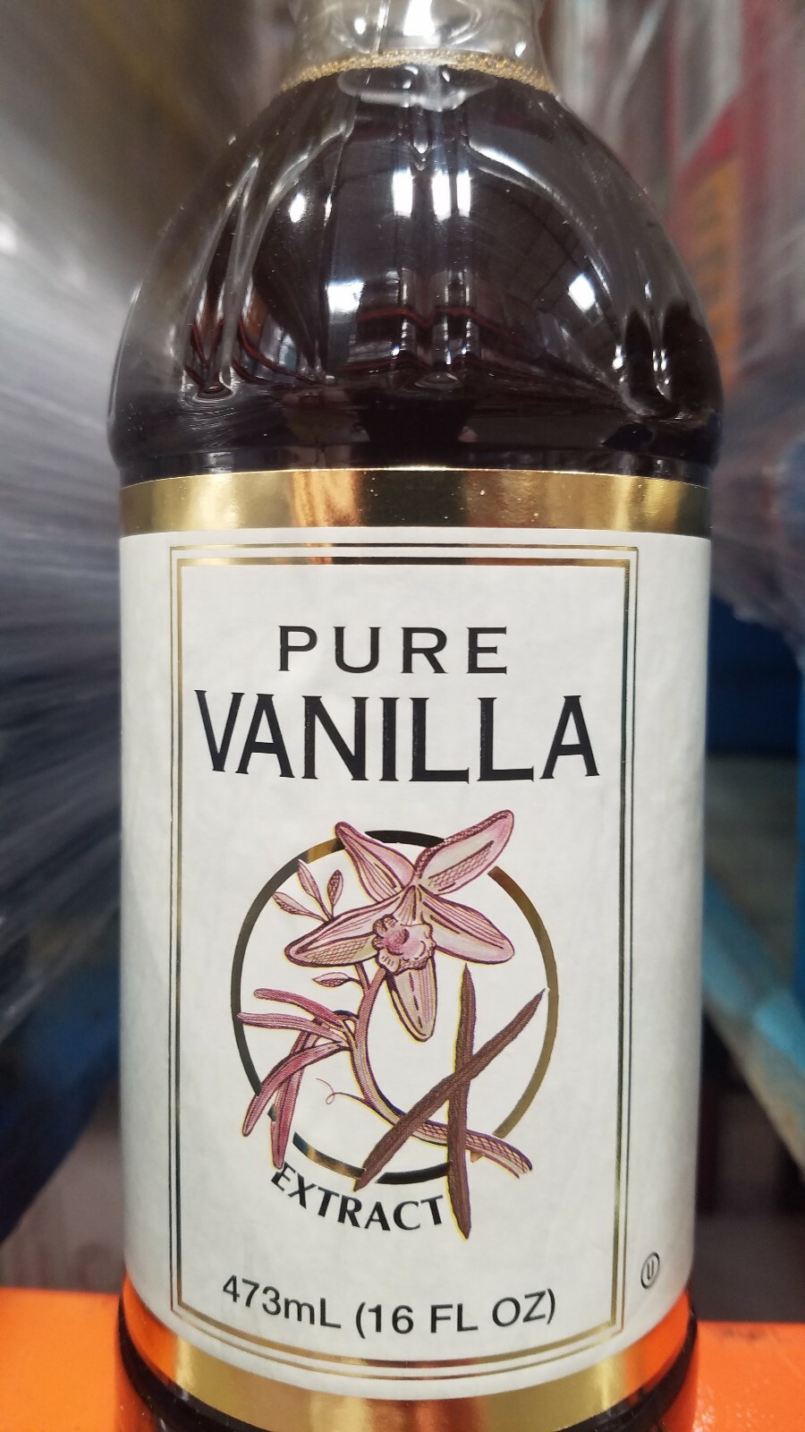REAL Vanilla Extract -Pure & Natural 16FLOZ Orchid Species Vanilla Planifolia