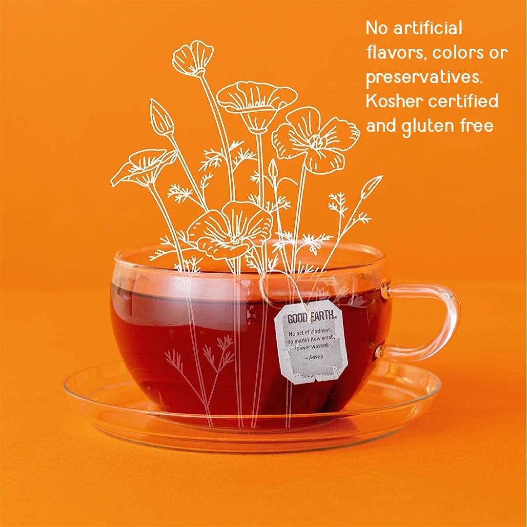 CaffeineFree Sweet & Spicy Herbal Tea, 18 Count, Pack of 6 Bags