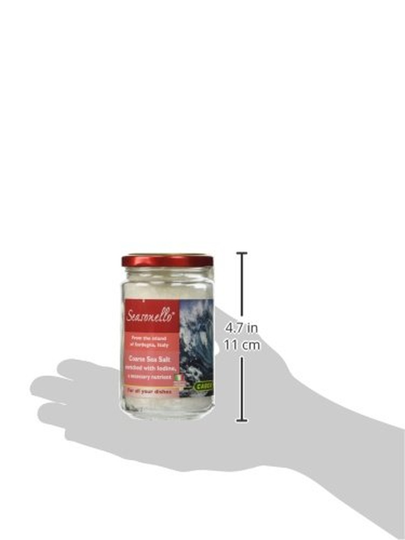 Coarse Sea Salt Enriched With Iodine 10.58 Ounce