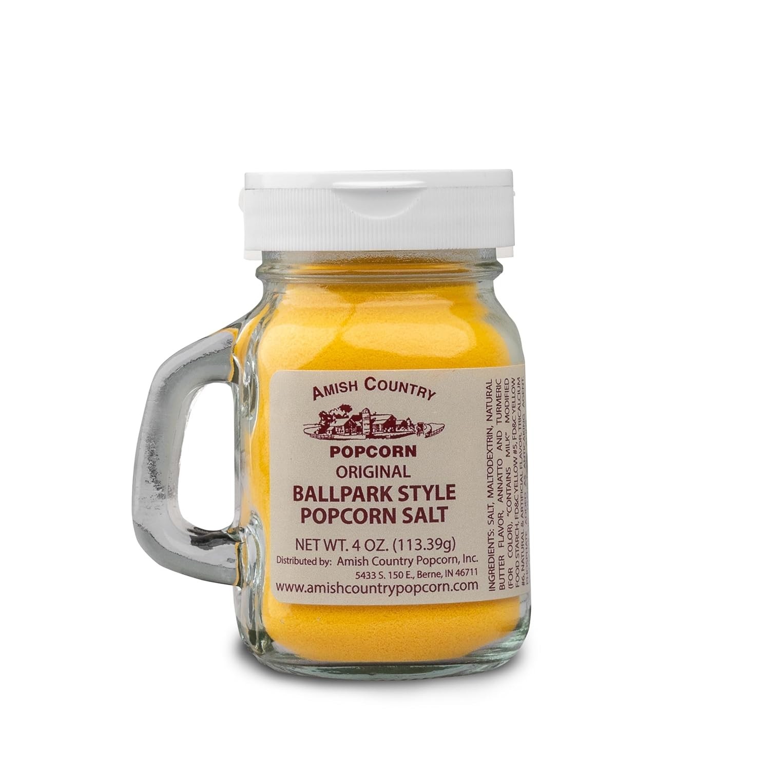 Old Fashioned Buttersalt Popcorn Salt – Non-GMO 4 oz for Delicious Home Movies