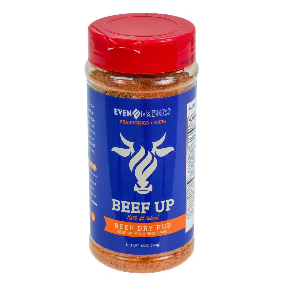 Beef Dry Rub Seasoning 12oz BBQ Spice Blend Gluten Free Natural Grill Steak Meat