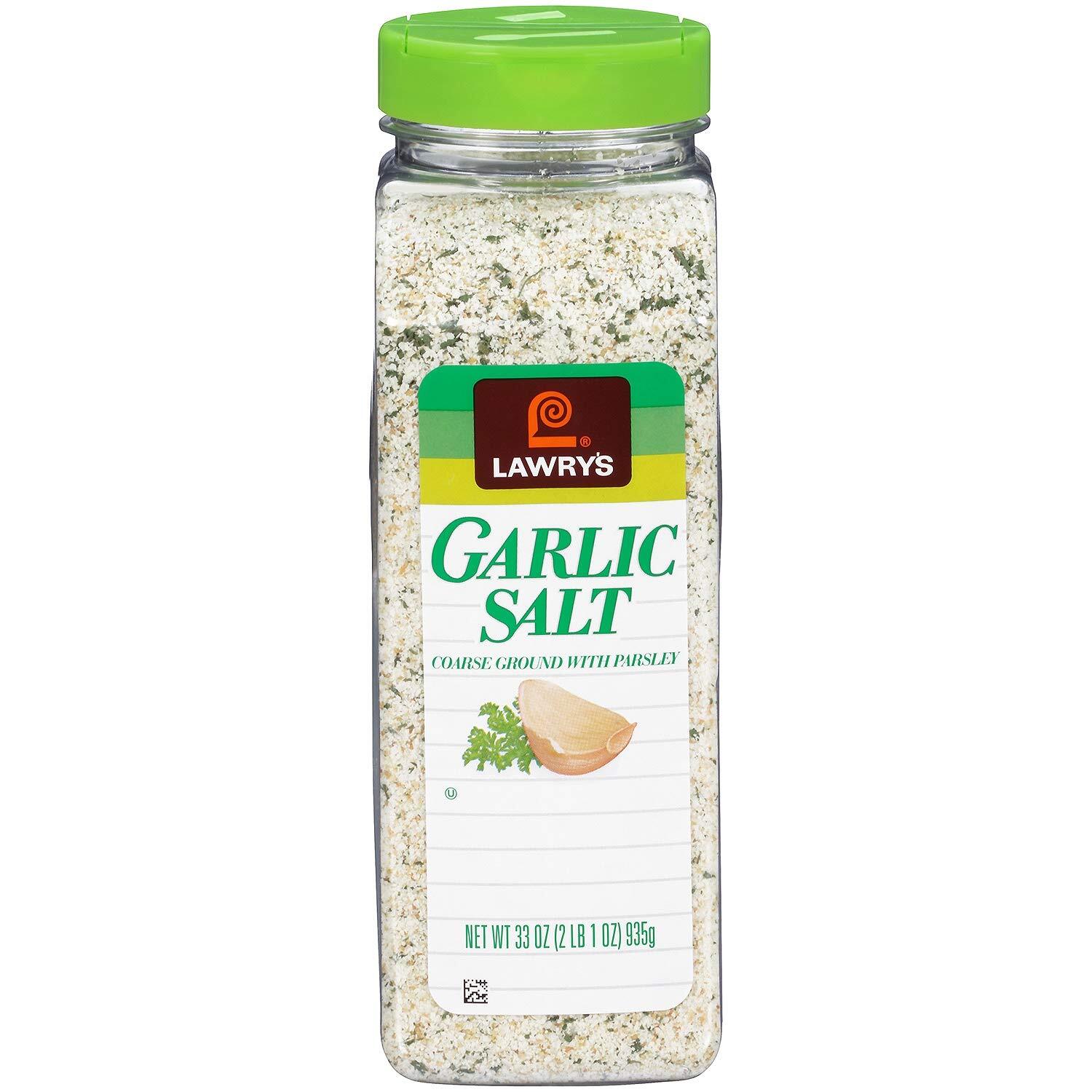 Product of Lawry’s Coarse Ground Garlic Salt with Parsley (33 oz.) – Salt,