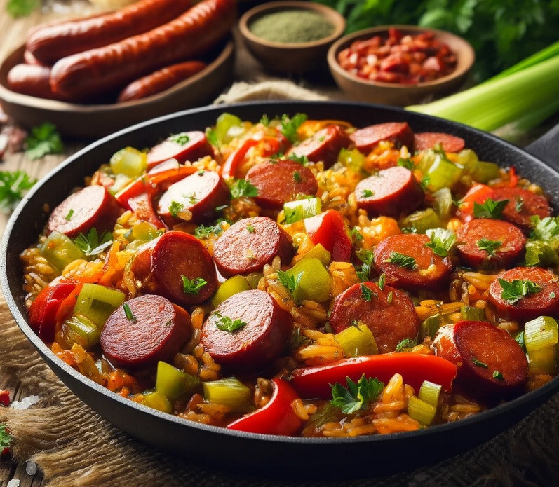 AC Legg’s OP Smoked Andouille Sausage Seasoning Blend 163 – Bold Cajun Flavor