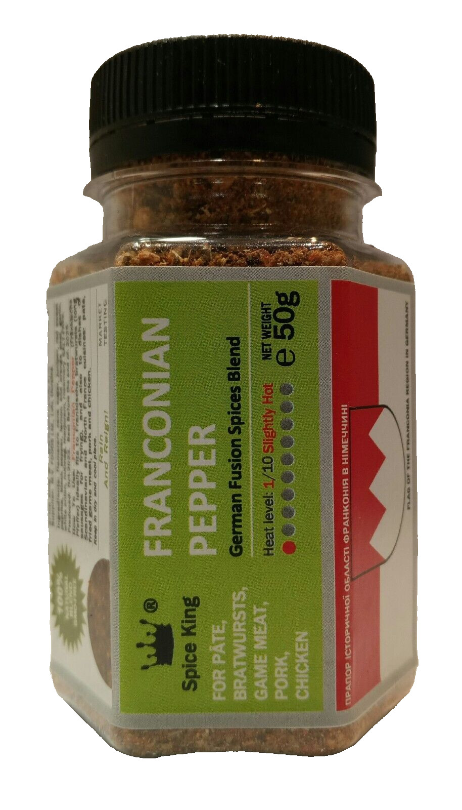 Franconian Pepper Spice King German Spices Blend Juniper Seasoning 50 g 1.76 oz