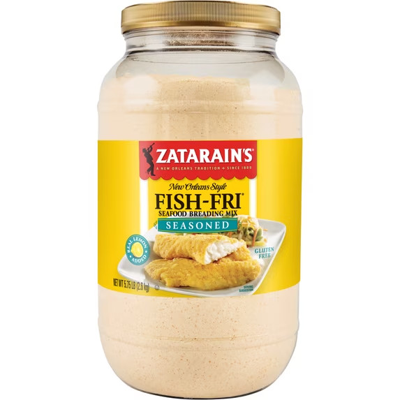 Zatarain’s Seasoned Fish Fri Seafood Breading Mix, 5.75 lb