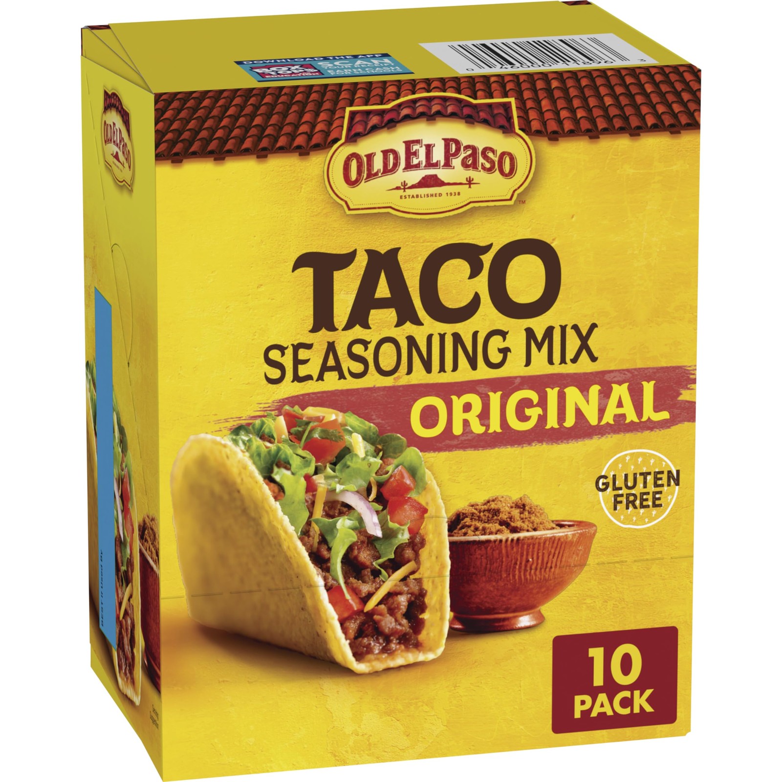Old El Paso Original Taco Seasoning Mix, 10 Pack, 10 oz
