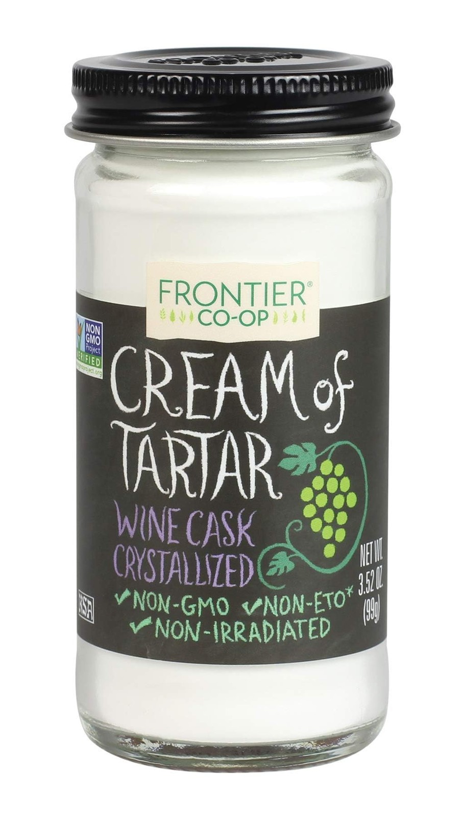 Frontier Bottled Cream of Tartar Powder, 3.52 Ounce 0.29 (Pack 12)