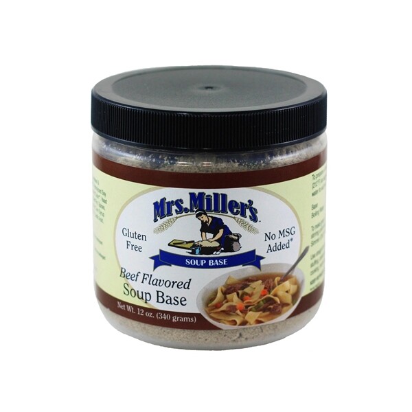 Mrs. Miller’s Beef Flavored Soup Base – Gluten Free – 12 oz