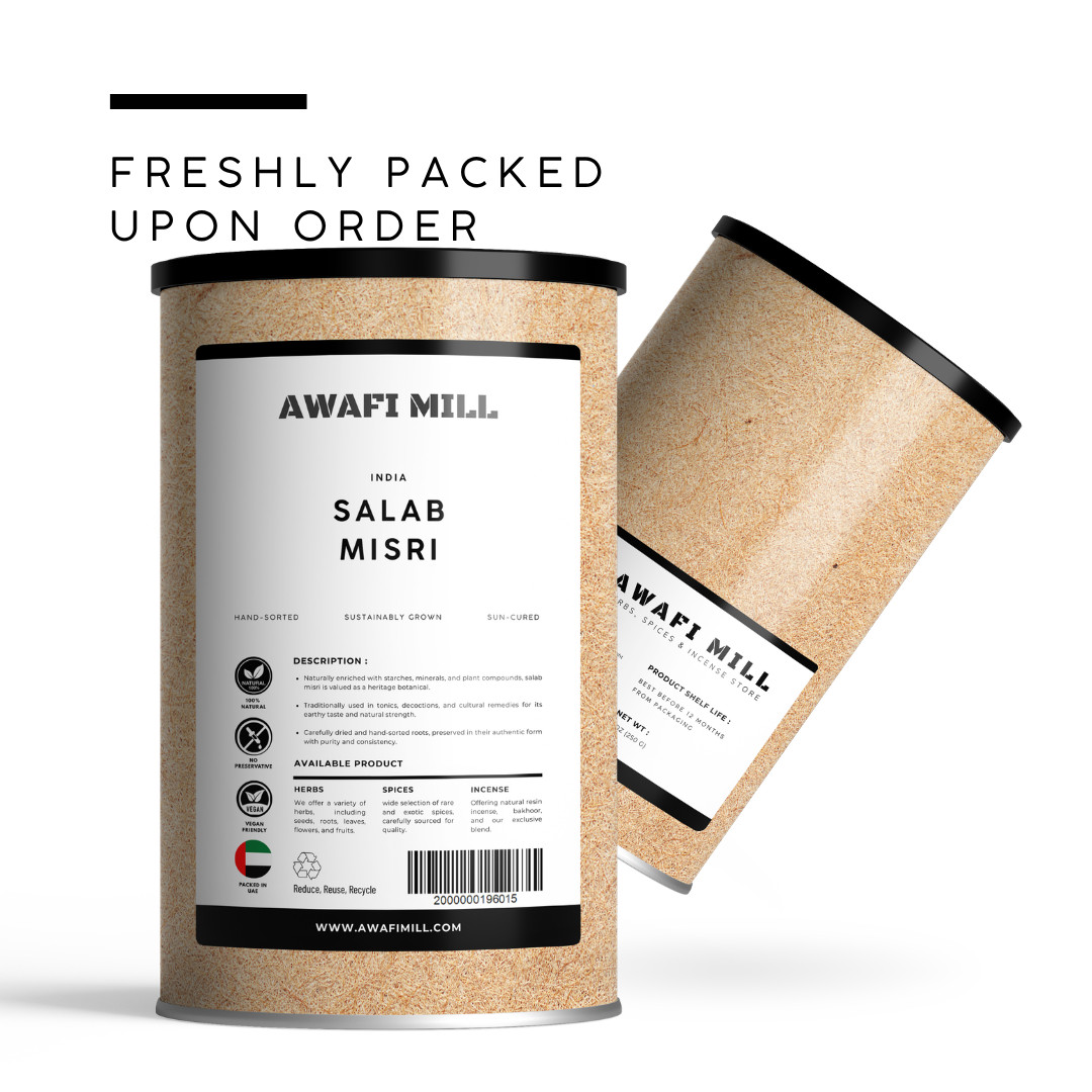 AWAFI MILL Indian Salab Misri (Orchis mascula – 250 g | 9 Oz