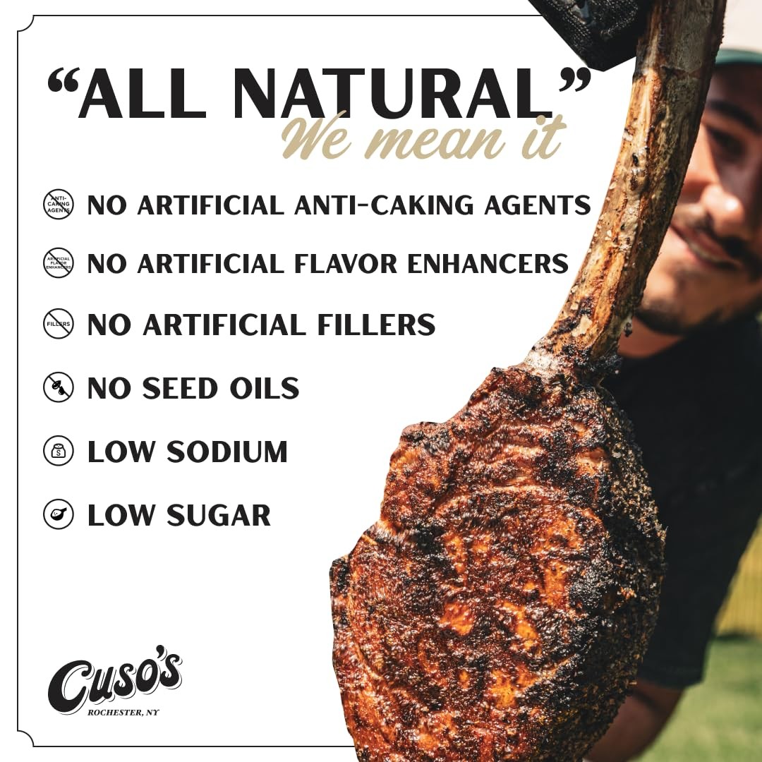 Cuso’s Hot Honey BBQ Seasoning Rub – All-Purpose Spice 5 Ounce (Pack of 1)