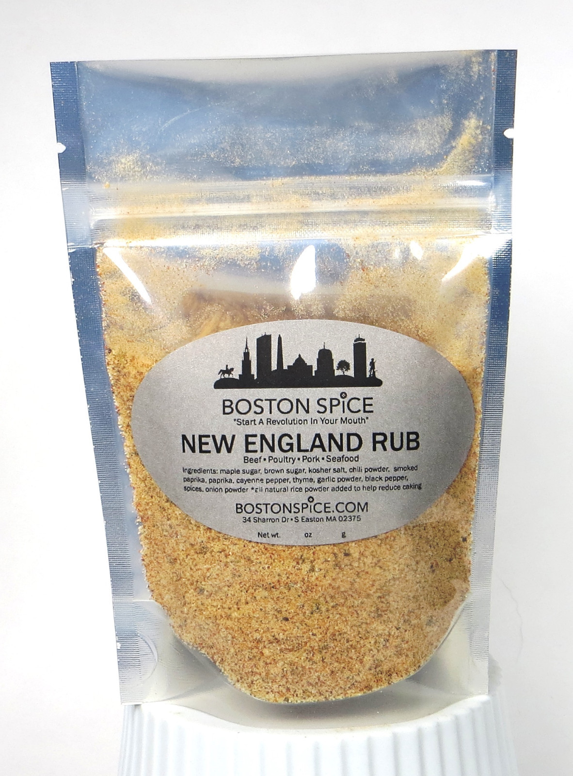 1/4cup BOSTON SPICE SEASONING NEW ENGLAND RUB BEEF POULTRY PORK SEAFOOD BARBECUE