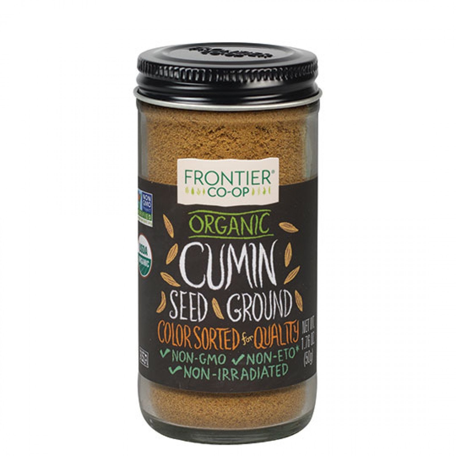 Organic Granulated Garlic 1.76 Ounce Pack Herbal Cumin for Cooking Tacos Soups