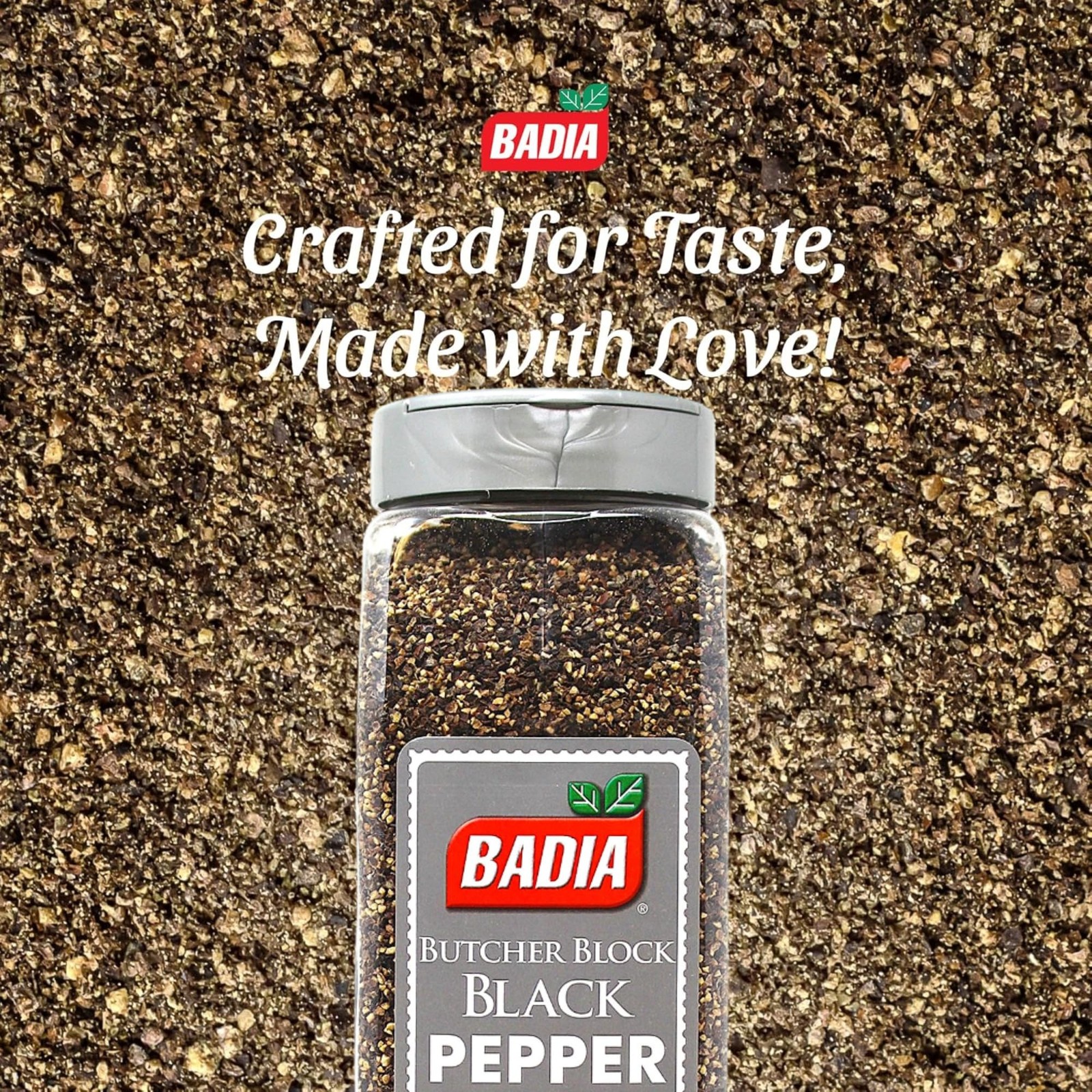 Black Pepper Butcher Block 16 oz Coarse Bold for Grilling Cooking Seasoning