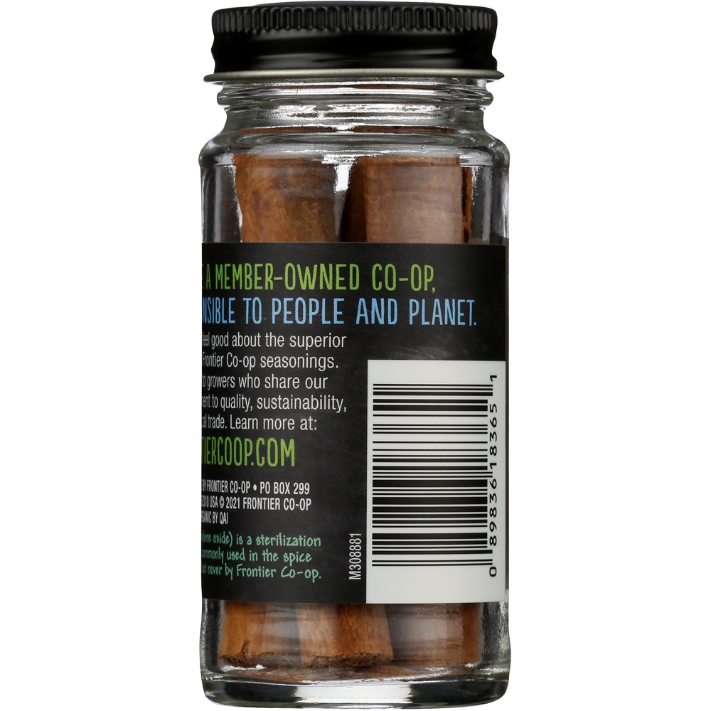 Frontier Co-Op Organic Ceylon Cinnamon Sticks 0.60 Oz 3 Pack