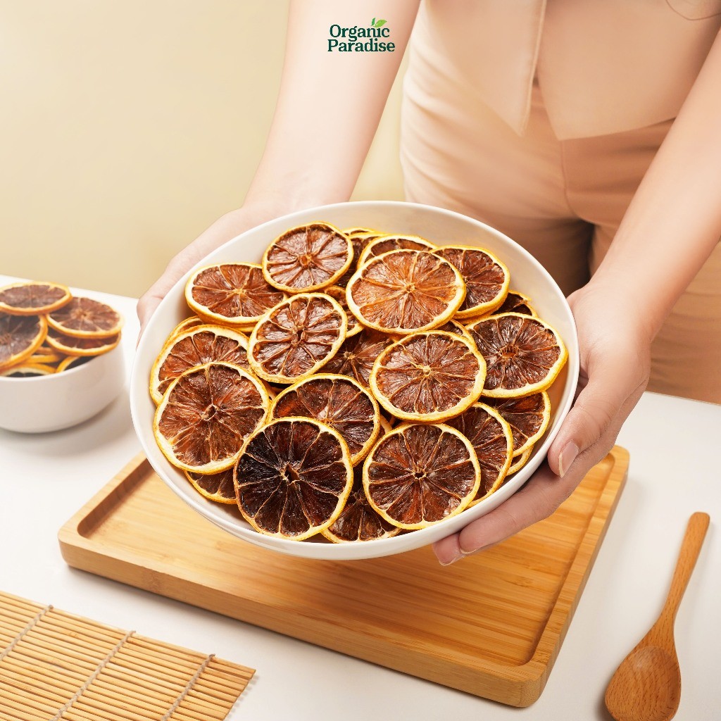 Dried Lemon Slices 25g Herbal Infusion Garnish For Tea And Drinks