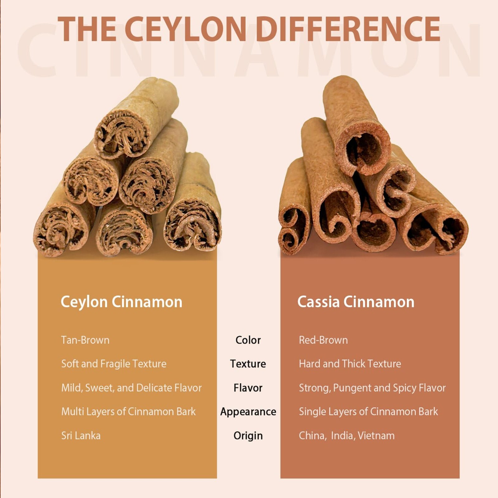 Premium Ceylon Cinnamon Powder, 80 Oz / 5 LB