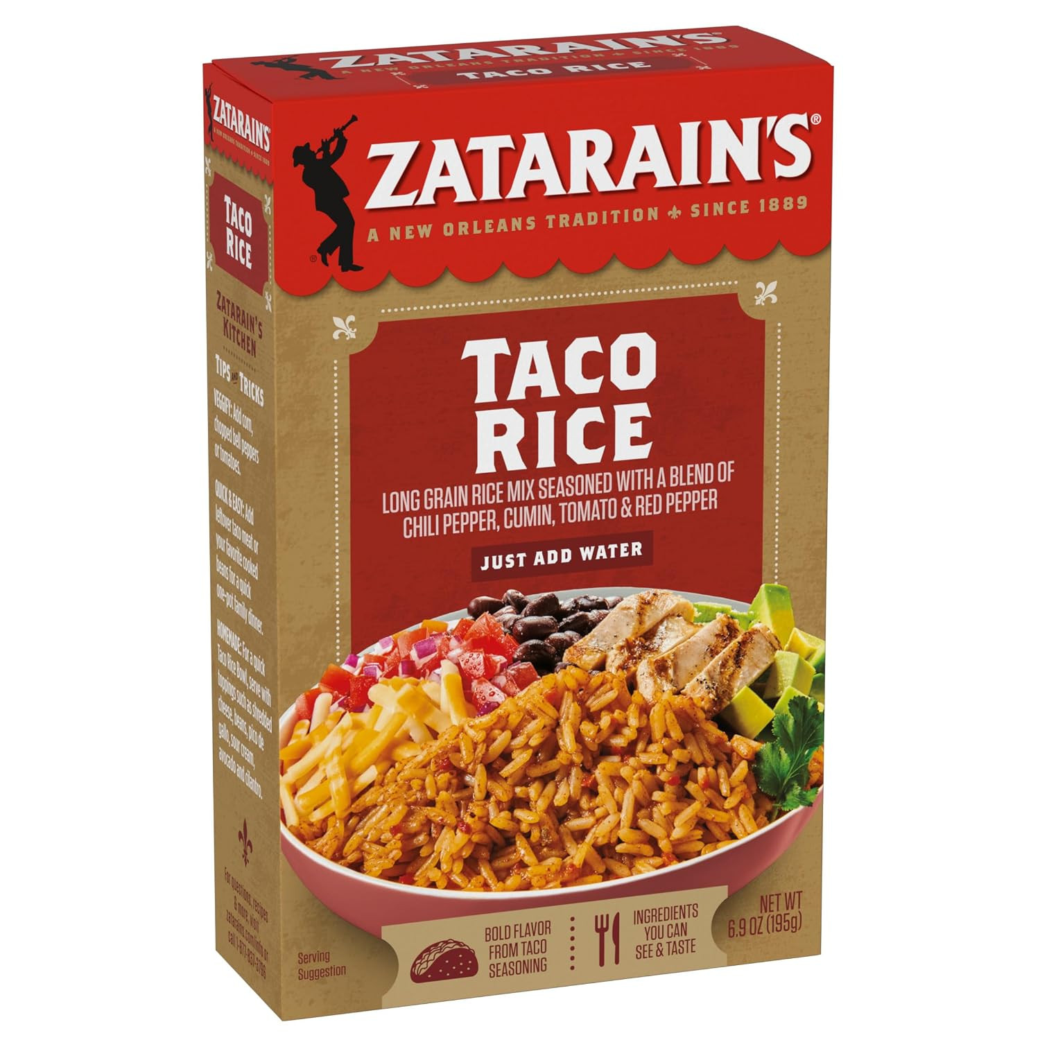 Zatarain’S Taco Rice, 6.9 Oz (Pack of 8)