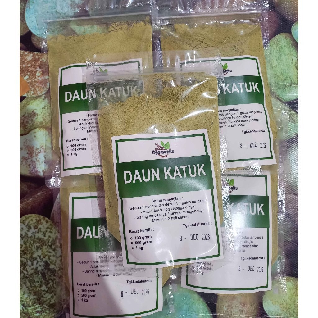 Katuk Leaf Powder 100g Natural Dried Herbal Botanical Ingredient