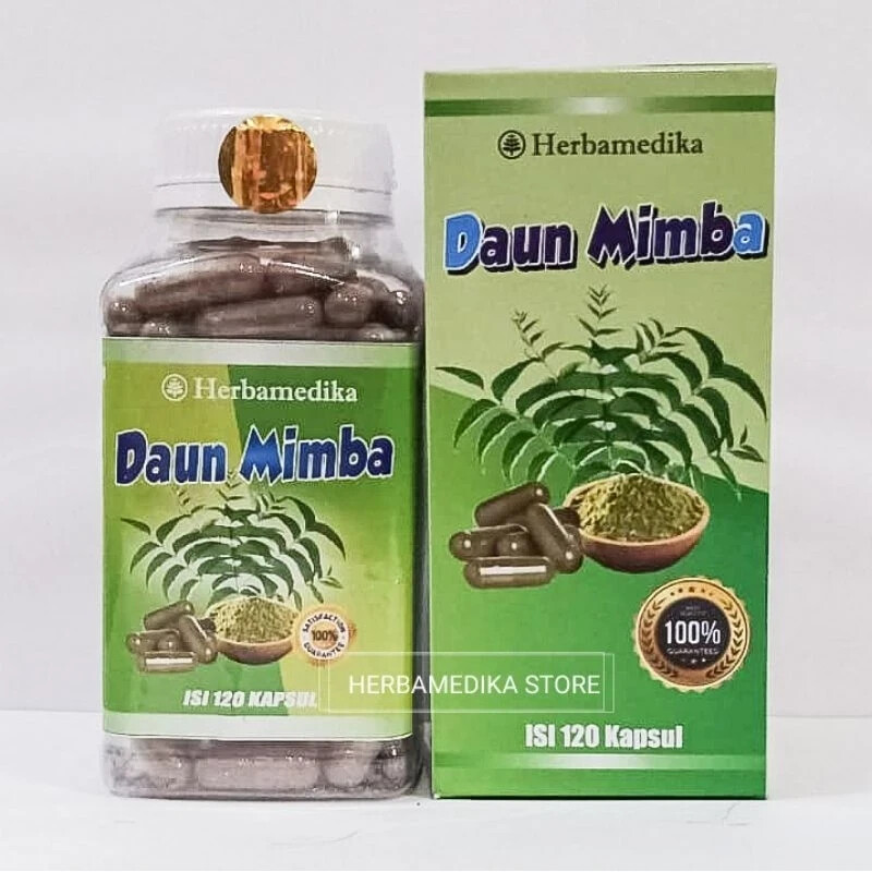 DAUN MIMBA Powder Caps Natural Organic Herb Spices Fresh Pure Hygienic Premium