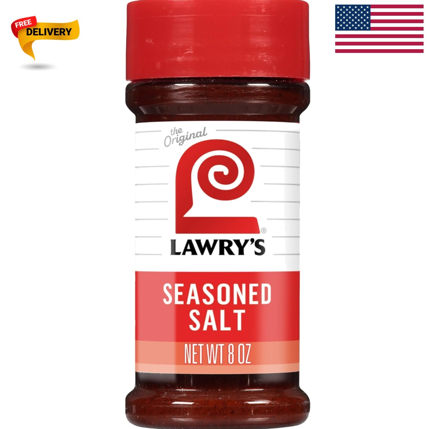 Lawry’s Kosher Seasoned Salt – No MSG Added, Versatile Flavor Enhancer, 8 oz