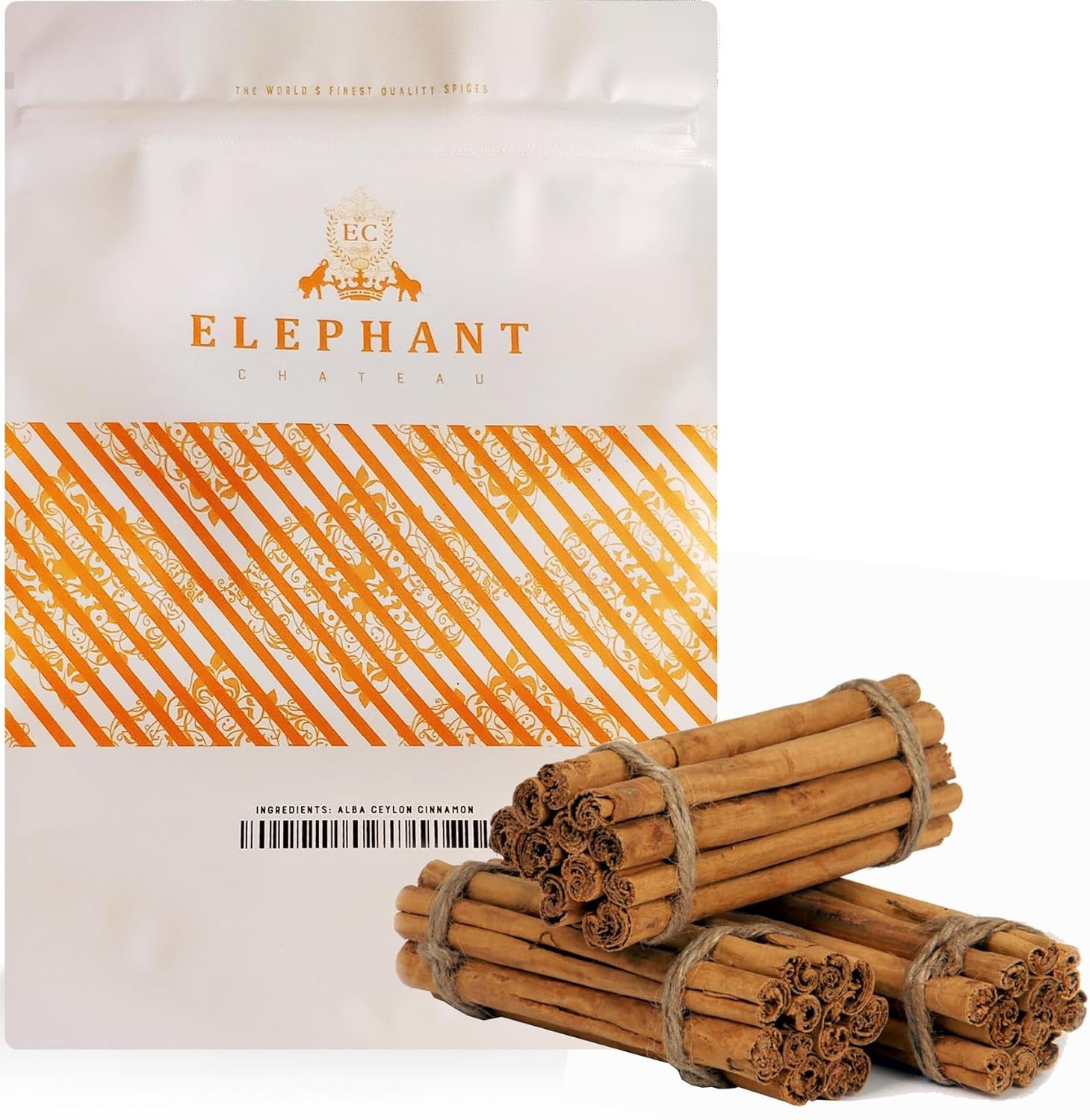 ALBA Cinnamon (Canela Ceilan) | 5″ Long Sticks | Fresh Harvest | Naturally Sweet
