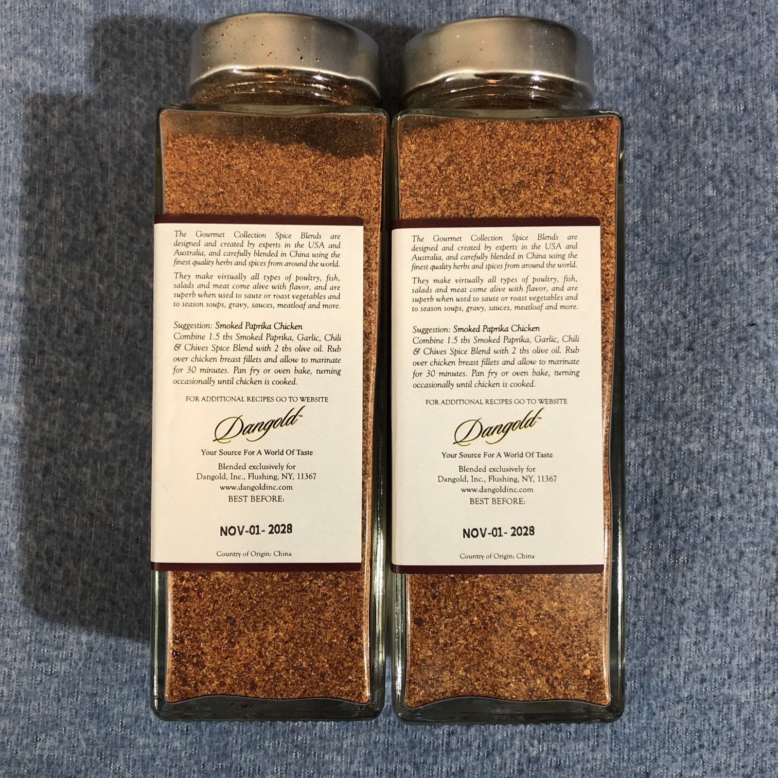 2 PACK ~ Gourmet Collection Spice Blends SMOKED PAPRIKA GARLIC CHILI & CHIVES