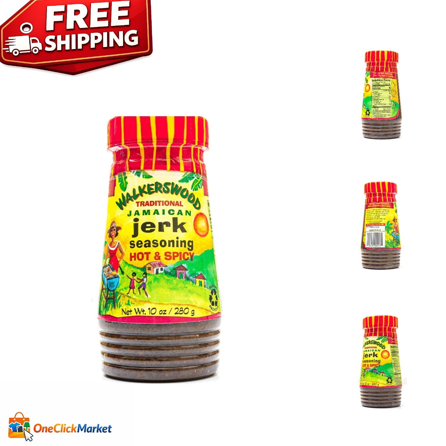 Versatile 10 oz Jamaican Jerk Seasoning – Keto, Kosher & Plant-Based Goodness