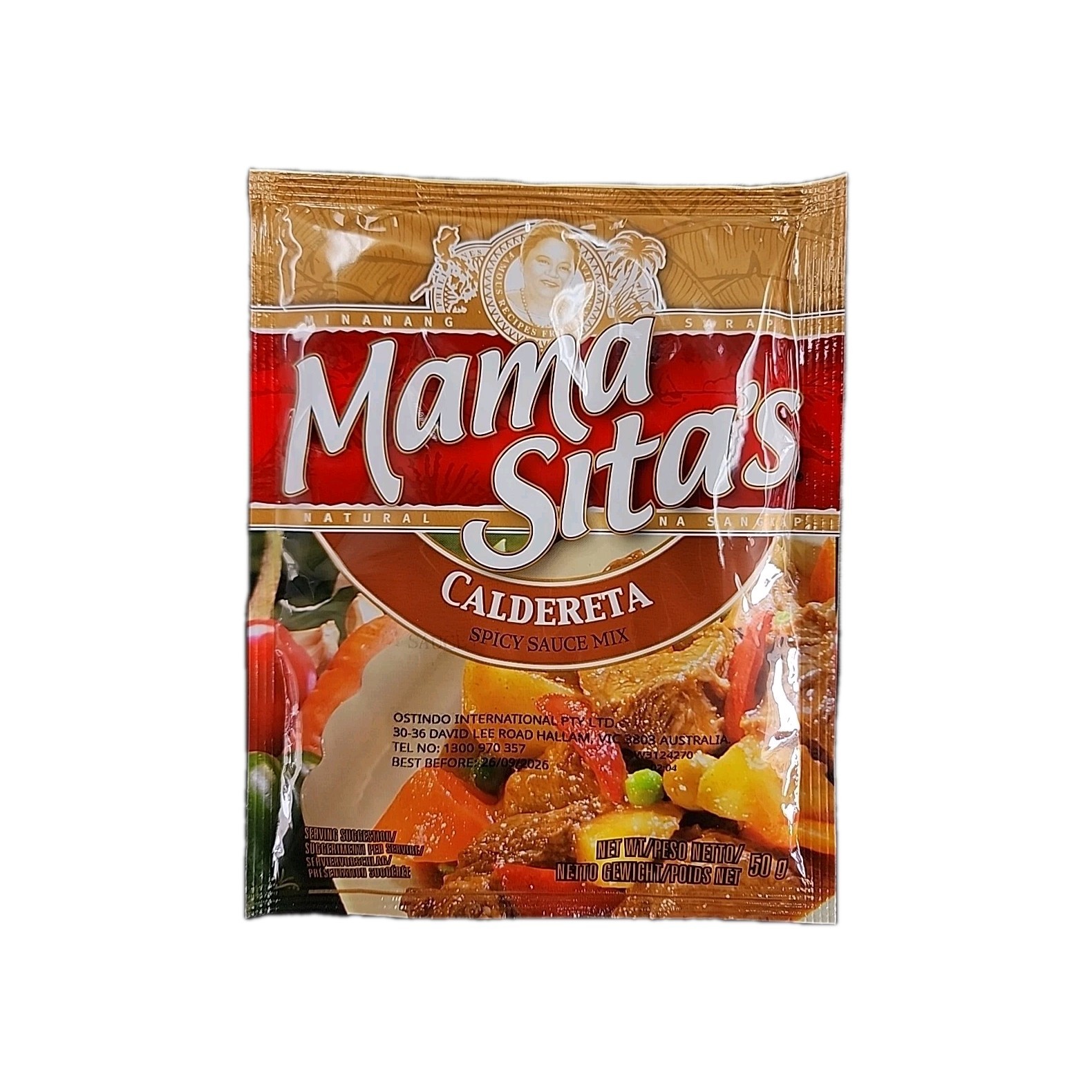 Mama Sita’s – Caldereta Spicy Sauce Mix – 5x50gm