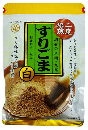 Kuki Japanese Suri Goma Baisen Shiro White Sesame Seed 2.99 Oz 85g Made in Japan