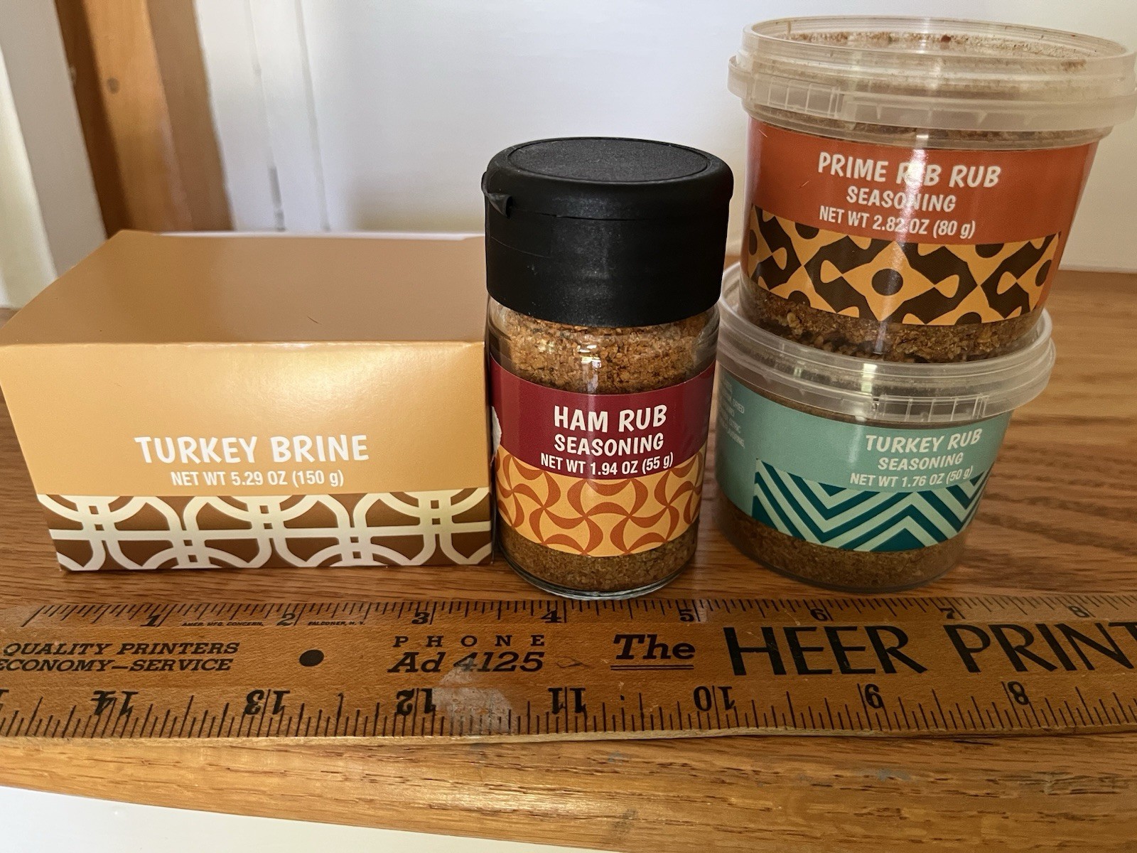 Aldi Turkey Rub/Brine & Prime Rib and Ham Rub New – No Box
