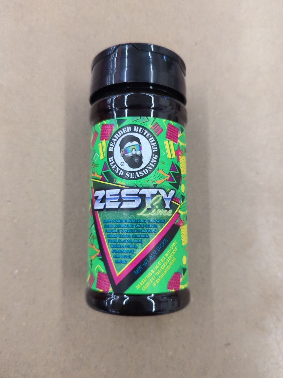THE BEARDED BUTCHER BLEND SEASONING – ZESTY LIME – 6 OZ