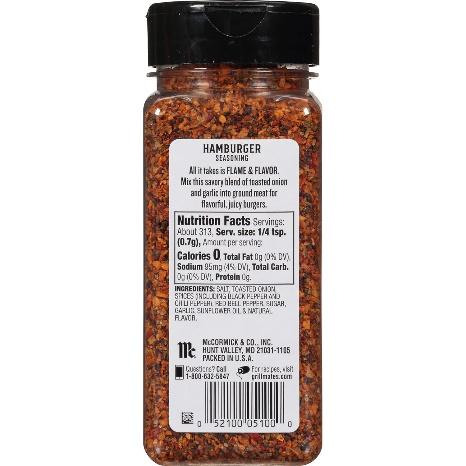 7.75 Oz Hamburger Seasoning – Elevate Your Burgers with Flavorful Spice Mix