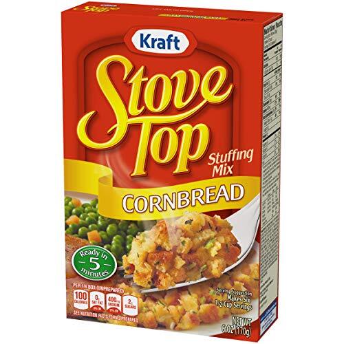 Stove Top Cornbread Stuffing Mix 6 oz Box (Pack of 12)