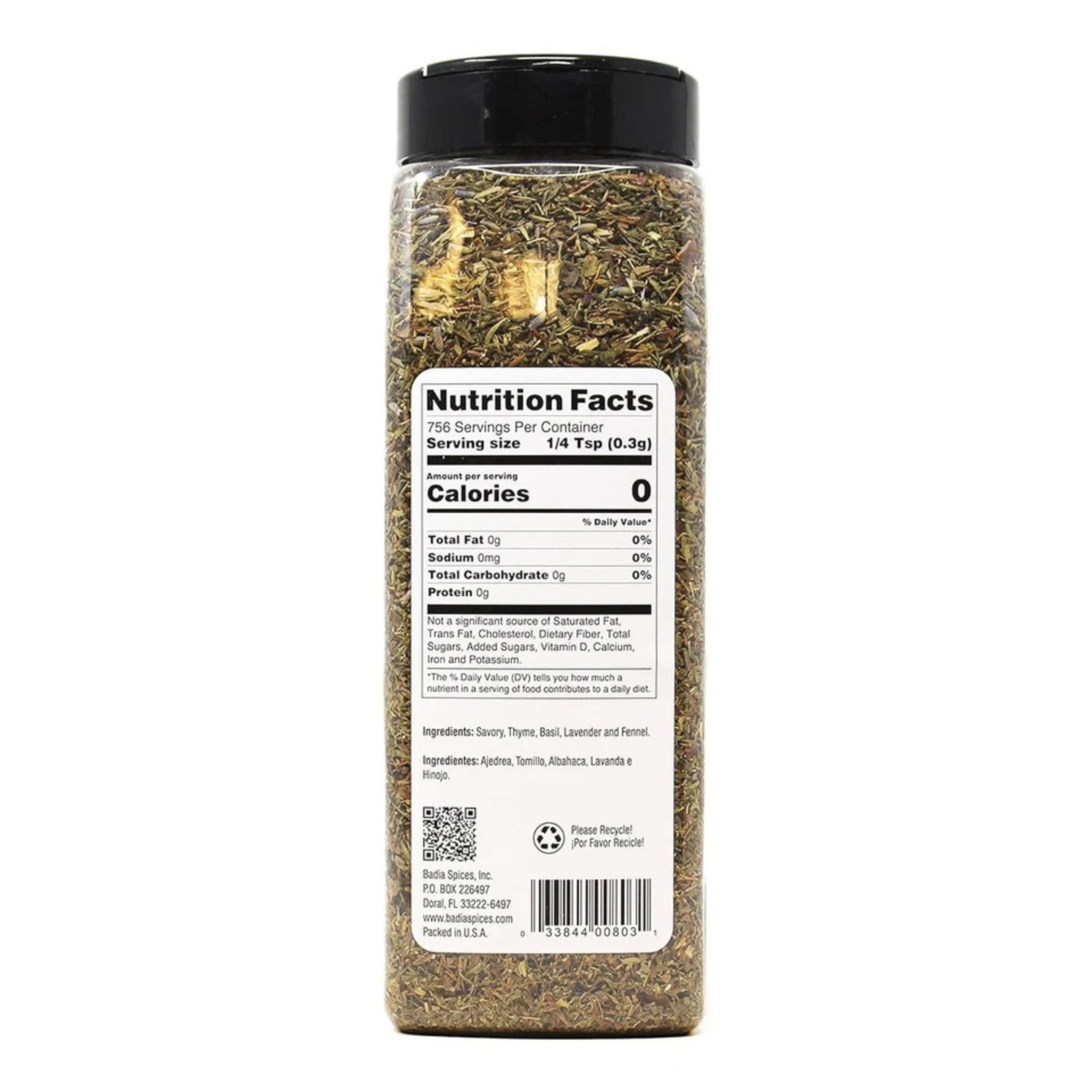Badia Herbs De Provence Seasoning, French Blend, 8 oz – Traditional French Flavo