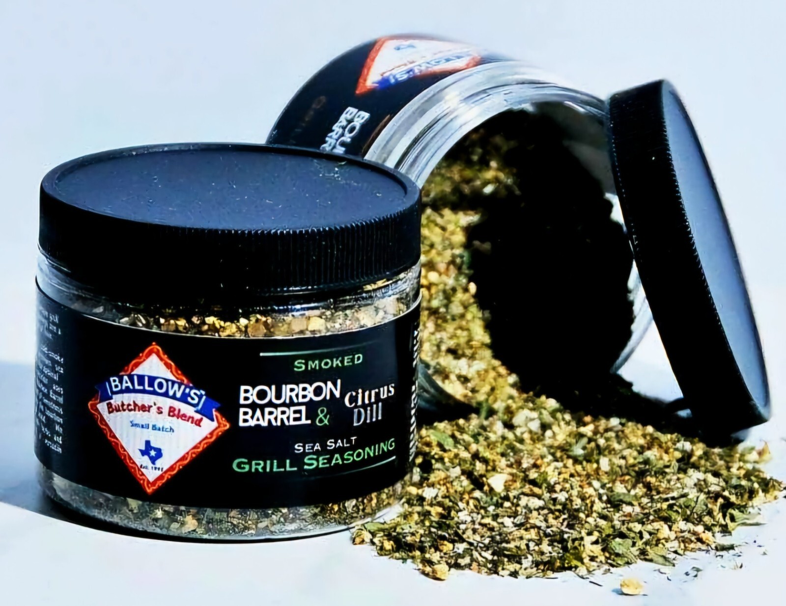 Ballow’s Smoked Bourbon Barrel Sea Salt Grill Seasonings